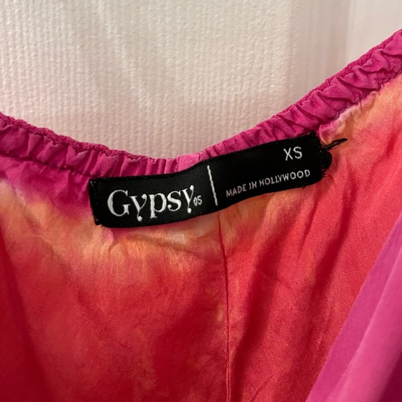 🌟HOST PICK🌟 Gypsy pink/cream/coral Maxi Slip dress - Picture 5 of 7